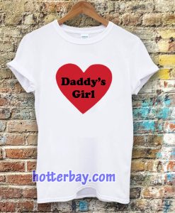 Daddys Girl Love Heart T-Shirt