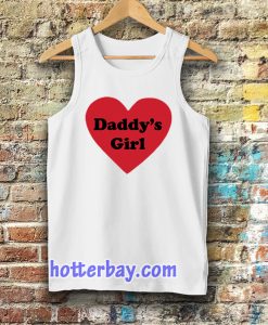 Daddys Girl Love Heart Tanktop
