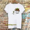 Pocket Baby Yoda Hunting Frog Star Wars T-Shirt