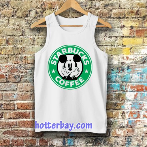 Starbucks Mickey Mouse pink tanktop