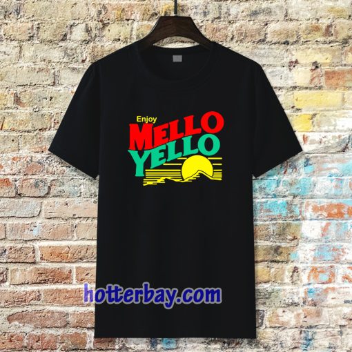 80's Retro Enjoy Mellow Yellow Drink T Shirt