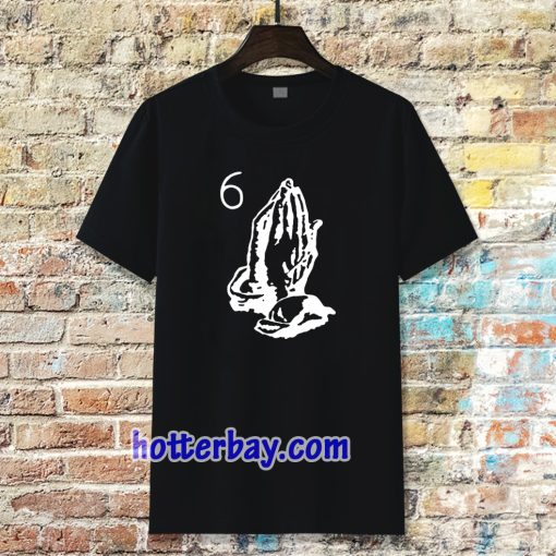 Drake OVO 6 God praying hand tshirt