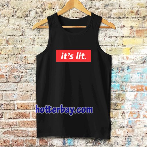 It's Lit black Tanktop