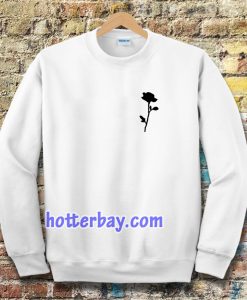 Rose black rose Sweatshirt