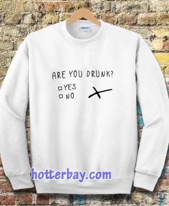 are you drunk Sweatshirt