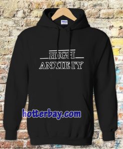 high anxiety font Hoodie