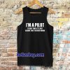 i'am Pilot Aviation Flight School tanktop