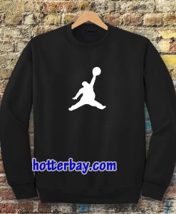 Funny Fat Air Jordan Black Sweatshirt