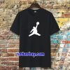 Funny Fat Air Jordan Black T-Shirt