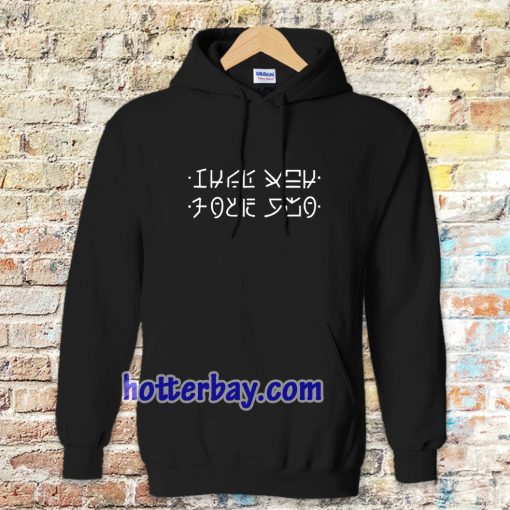 Hidden Message Japanese Fuck You Hoodie