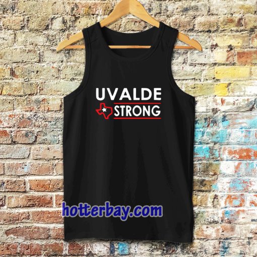 Texas Uvalde Strong Tanktop School Shooting Anti Gun Violence