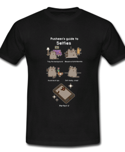 pusheen 039 s guide to selfies shirt