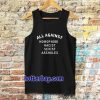 all against homophobic racist sexist Tanktop