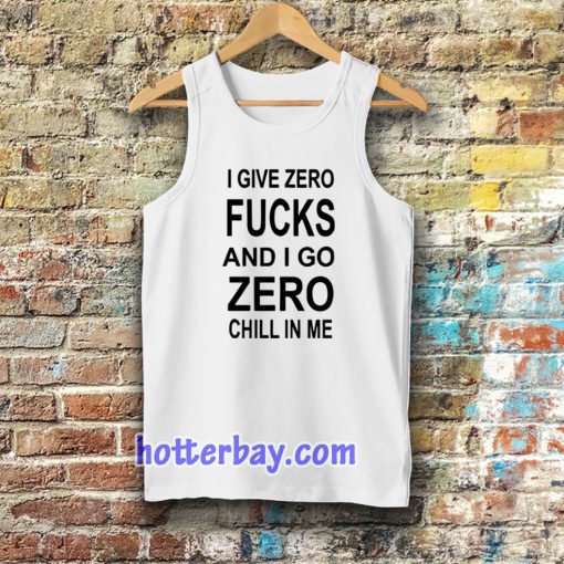 give zero fucks unisex Tanktop