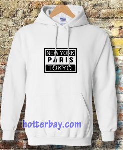 new york paris tokyo Hoodie