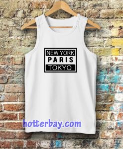 new york paris tokyo Tanktop