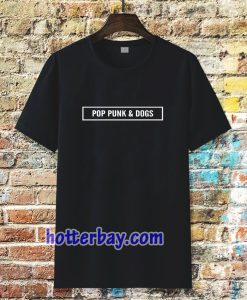 pop punk and dogs t-shirt