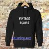 vintage square Hoodie