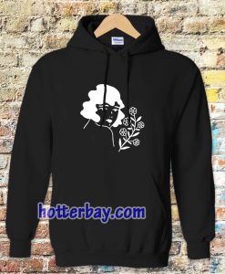 body ruiner flower hoodie
