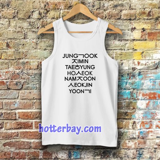 jung kook and friend bts tanktop