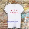 nyc 70 mercer st Tshirt