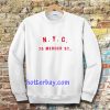 nyc 70 mercer st sweatshirt