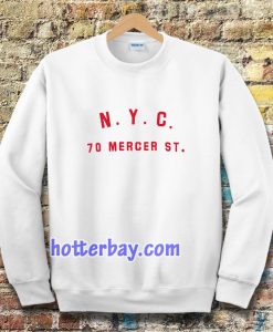 nyc 70 mercer st sweatshirt