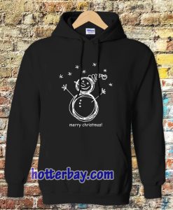 Christmas Doodle Funny Snowman Cute Hoodie