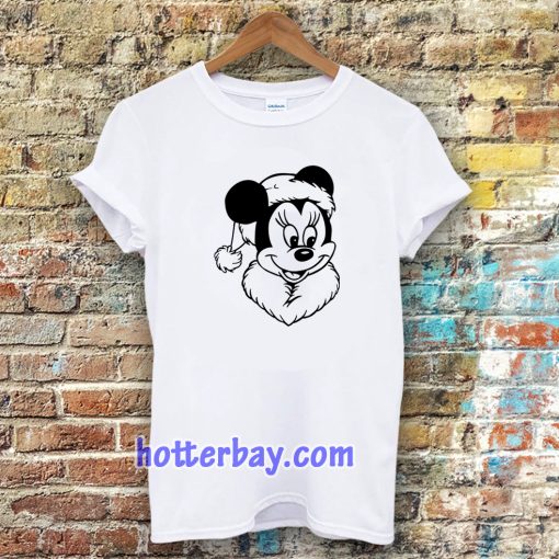 Coloriage Mickey Noel T-shirt