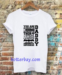 Daddy Superhero T-Shirts