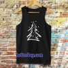 Evergreen Scribble Snow Tree Boyfriend Tee Tanktop