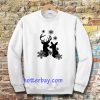 Free Reindeer Snowflakes Sweatshirt