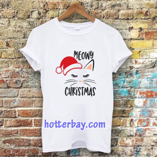 Meowy christmas T-shirt