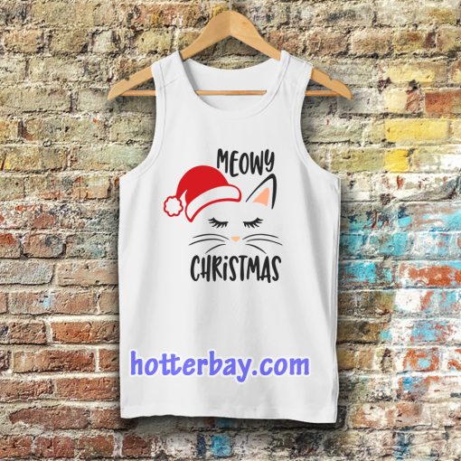 Meowy christmas Tanktop