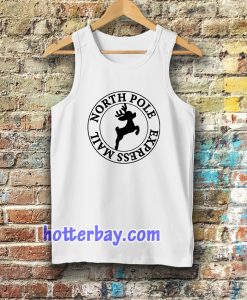 North Pole Express Mail Reindeer Self-inking Stamp Tanktop TPKJ3