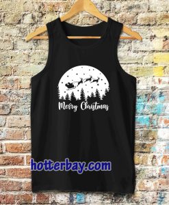 Santa On Sleigh Tanktop