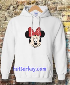 minnie mouse face Hoodie