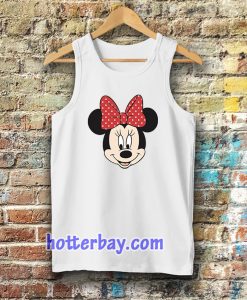 minnie mouse face tanktop