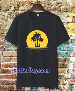 Coconut Tree Sunset t-shirt TPKJ3