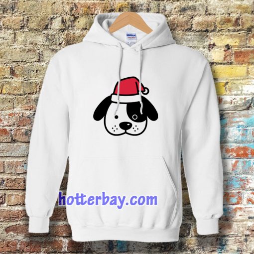 Perro navidad santa claus dibujos animados Hoodie TPKJ3