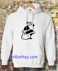 These Vintage black and White Santa images Hoodie TPKJ3