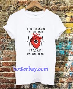 Twenty One Pilots It ain't the speakers that bump hearts T shirt TPKJ3