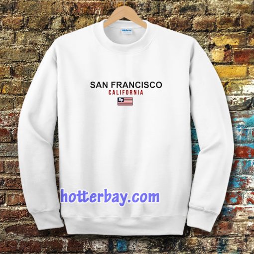 san francisco california sweatshirt TPKJ3