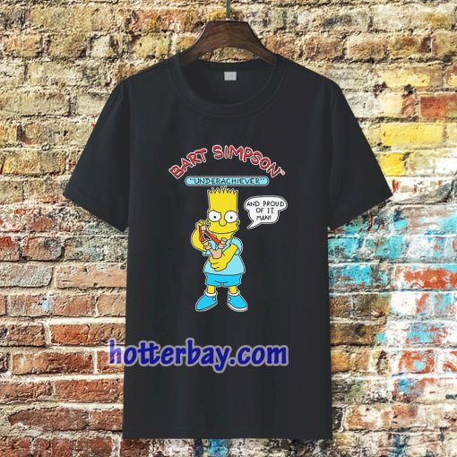 Bart Simpson Underachiever Unisex t-shirt TPKJ3