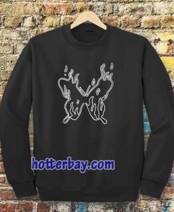 Butterfly Graphic Sweatshirt TPKJ3