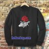 rose hand skeleton sweatshirt TPKJ3