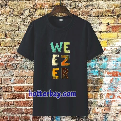 Band WEEZER - COLORED LOGO T-SHIRT TPKJ3