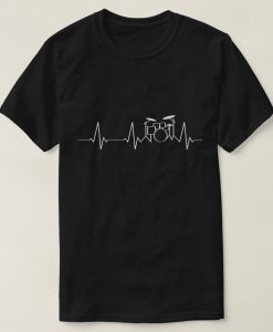 Drummer Heartbeat T-shirt TPKJ3