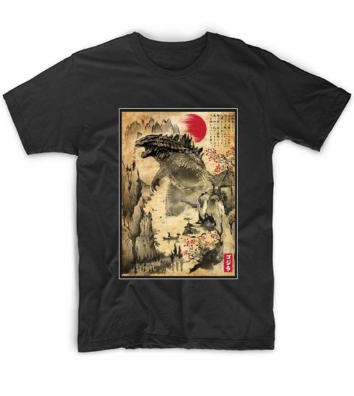 Godzilla Japan Graphic Tees TPKJ3