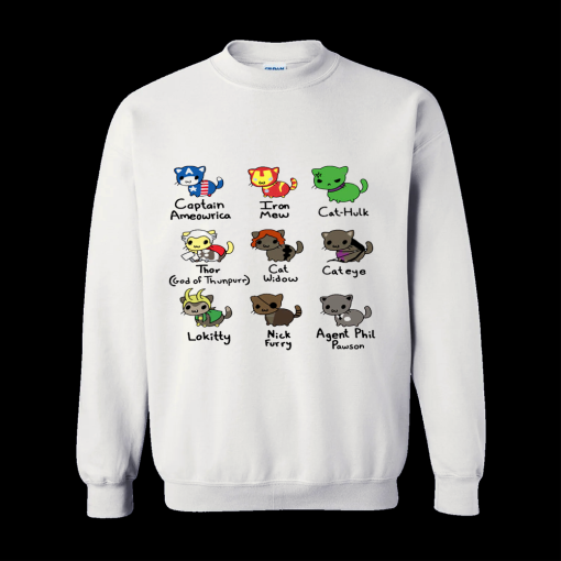 Cat Avenger Cat Lover Sweatshirt TPKJ3